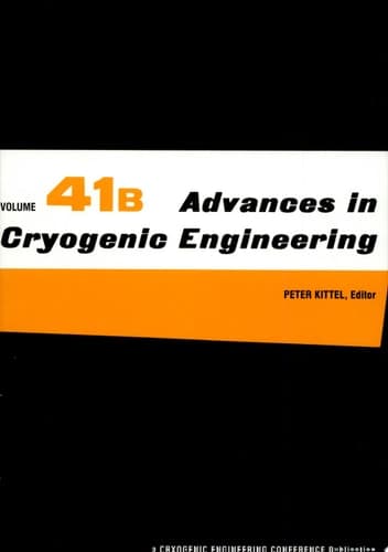 Advances in Cryogenic Engineering Parts A & B