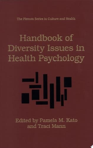 Handbook of Diversity Issues in Health Psychology
