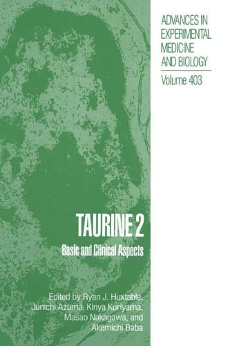 Taurine 2 Basic and Clinical Aspects