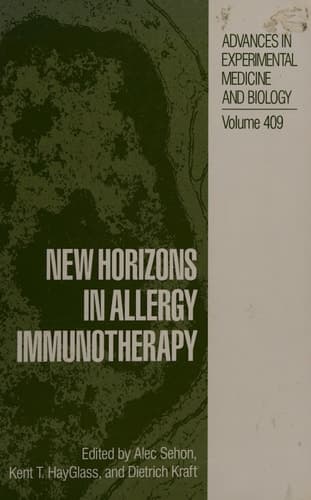 New Horizons in Allergy Immunotherapy