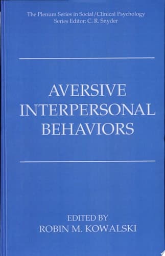 Aversive Interpersonal Behaviors