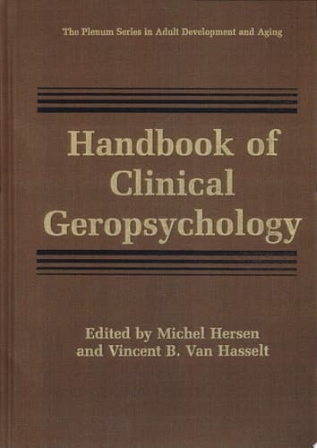 Handbook of Clinical Geropsychology