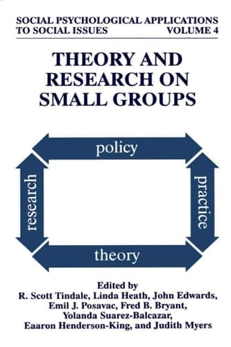 Theory and Research on Small Groups (Social Psychological Applications To Social Issues)