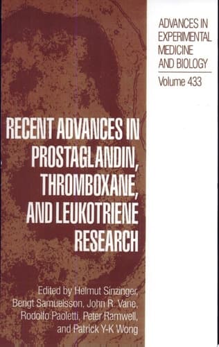 Recent Advances in Prostaglandin, Thromboxane, and Leukotriene Research