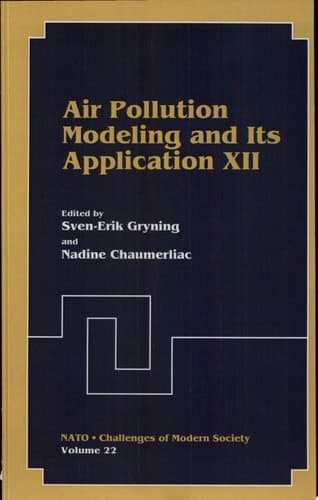 Air Pollution Modeling and Its Application XII
