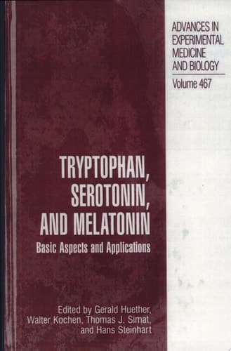 Tryptophan, Serotonin, and Melatonin Basic Aspects and Applications