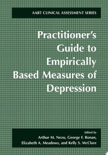 Practitioner's Guide to Empirically-Based Measures of Depression