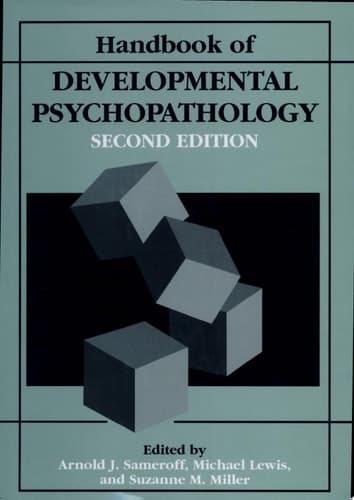 Handbook of Developmental Psychopathology