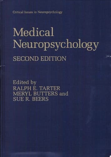 Medical Neuropsychology Second Edition