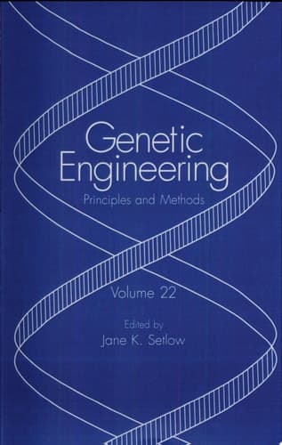 Genetic Engineering Principles and Methods