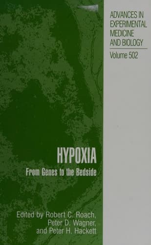 Hypoxia From Genes to the Bedside