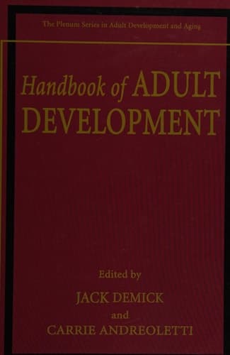 Handbook of Adult Development