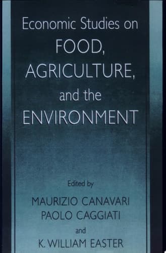 Economic Studies on Food, Agriculture, and the Environment