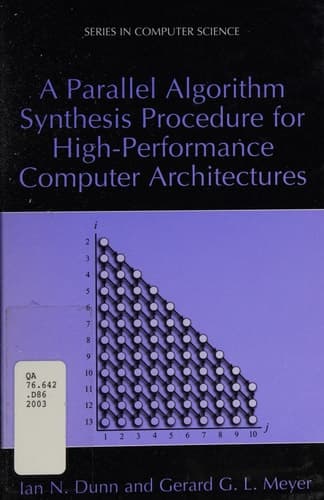 A Parallel Algorithm Synthesis Procedure for High-Performance Computer Architectures