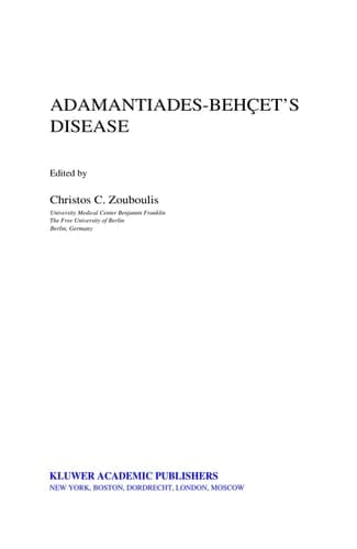 Adamantiades-Behçet's Disease