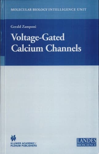 Voltage-Gated Calcium Channels
