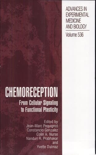 Chemoreception From Cellular Signaling to Functional Plasticity