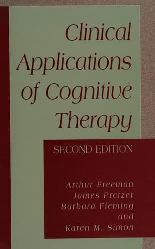 Clinical Applications of Cognitive Therapy