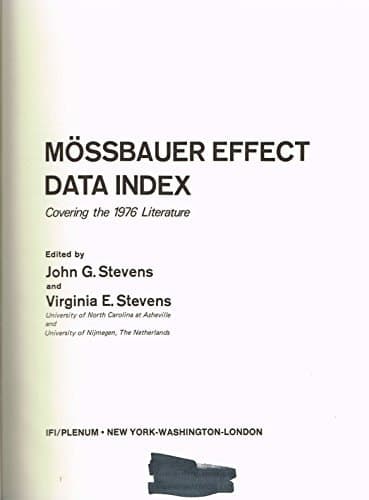 Mössbauer Effect Data Index Covering the 1976 Literature