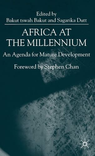 Africa at the Millennium An Agenda for Mature Development