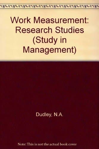Work Measurement: Some Research Studies