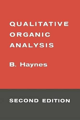 Qualitative Organic Analysis