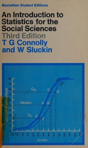 An Introduction to Statistics for the Social Sciences