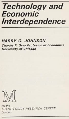 Technology and Economic Interdependence