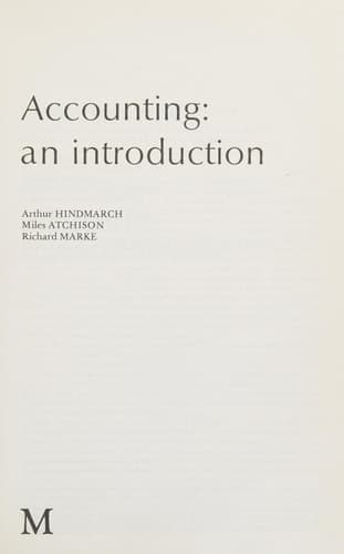 Accounting An Introduction
