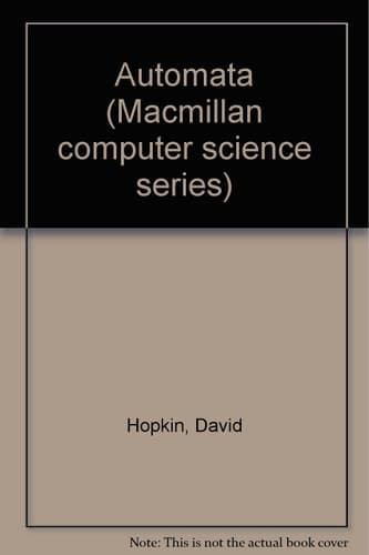 Automata (Macmillan computer science series)