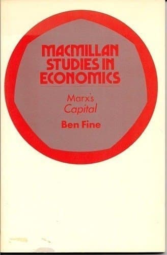 Marx's Capital (Macmillan studies in economics)