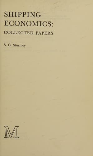 Shipping economics: Collected papers