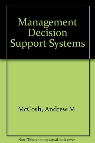 Management Decision Support Systems