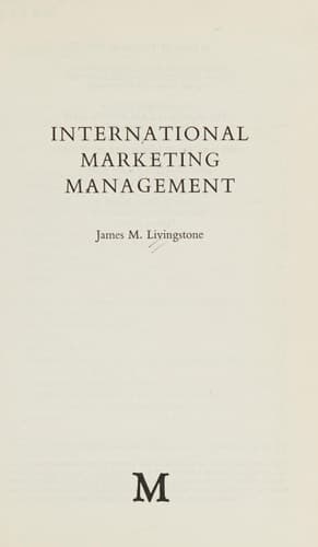 International Marketing Management