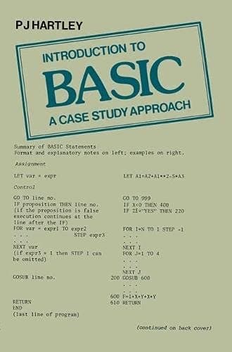 Introduction to BASIC: A case study approach
