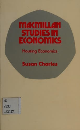 Housing economics (Macmillan studies in economics)