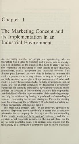 Organisational Buying Behaviour The Key to More Effective Selling to Industrial Markets