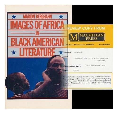 Images of Africa in Black American Literature