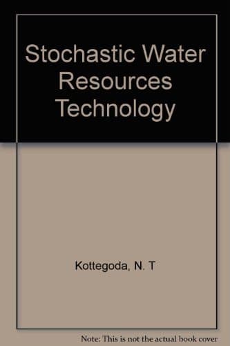 Stochastic Water Resources Technology