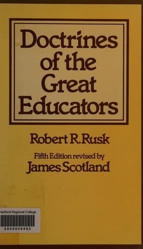 Doctrines of the Great Educators