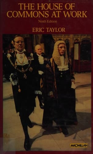 The House of Commons at work
