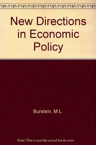 New directions in economic policy