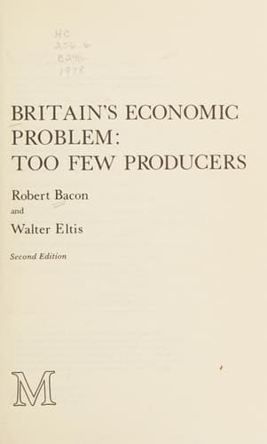 Britain's economic problem: Too few producers