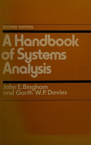 A handbook of systems analysis