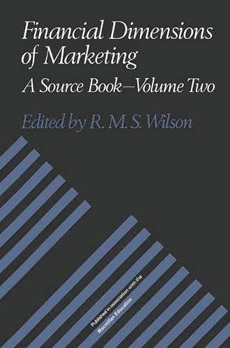 Financial Dimensions of Marketing A Source Book