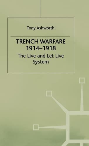 Trench Warfare 1914–1918 The Live and Let Live System