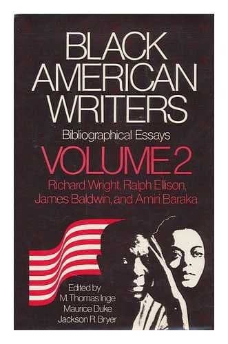 Black American Writers Bibliographical Essays