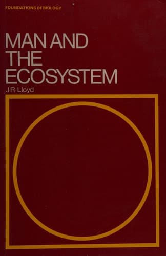 Man and the Ecosystem