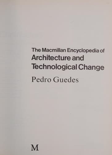 Encyclopedia of Architectural Technology
