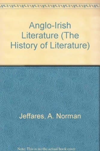 Anglo-Irish literature (Macmillan history of literature)